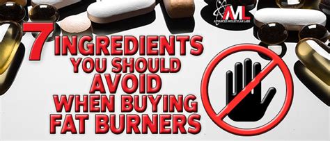 Fat Burner Ingredients to Avoid - AML