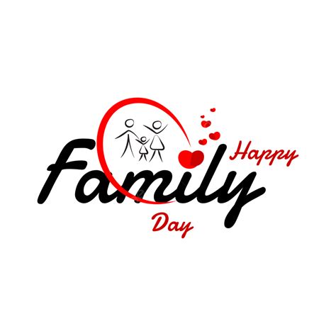 Happy Family Day Illustration Vector, Happy Family Day, Family Day Clipart, Family Day PNG and ...