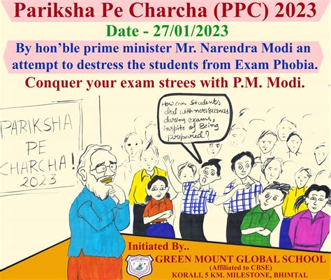 Pariksha Pe Charcha 2023 - Green Mount Global School, Bhimtal ,Uttarakhand