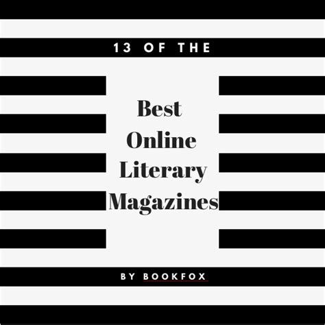 13 Best Online Literary Magazines