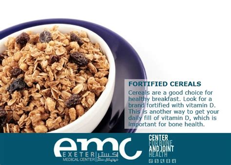 Get your daily fill of vitamin D from fortified cereals. You can pair it with fortified milk too ...