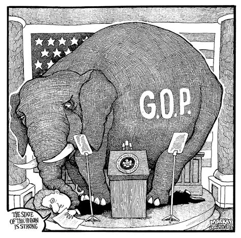 Republican elephant – mackaycartoons