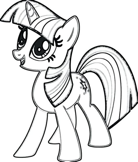 My Little Pony Drawing Template | Free download on ClipArtMag