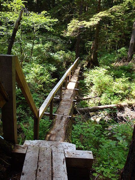 File:Log Bridge west of Laura Creek.JPG | Outdoor landscaping, Garden ...