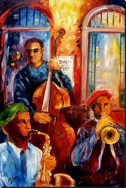 Bourbon Street Jazz Club - SOLD - by Diane Millsap from New Orleans