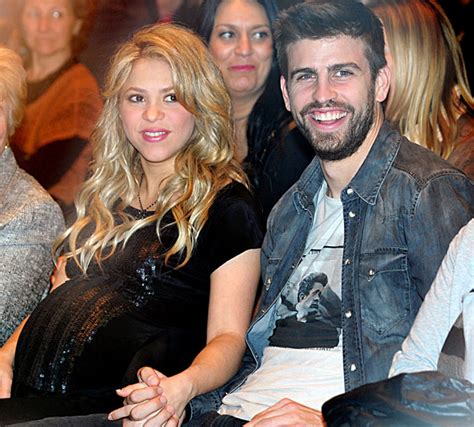 THE GIST: Photos:Pregnant Shakira With Her Footballer Husband.