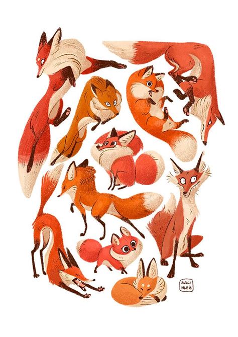 查看這個 @Behance 專案:「Various Foxes」https://www.behance.net/gallery/64765331/Various-Foxes Fox ...