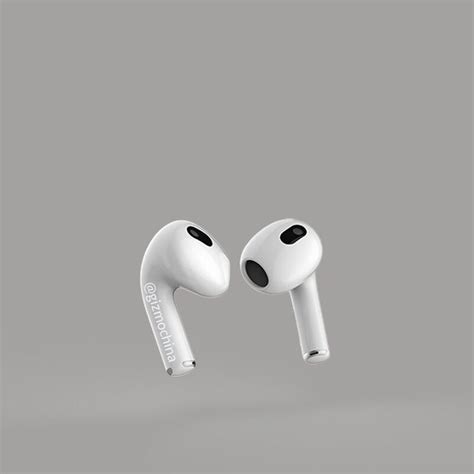 AirPods 3 renders from suppliers show a shorter stem and replaceable ...