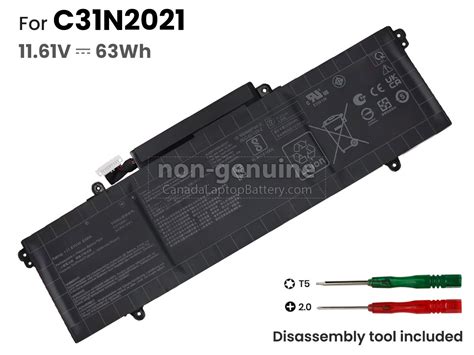 Asus ZenBook 14X OLED UX5401ZAS-KN110W long life replacement battery ...