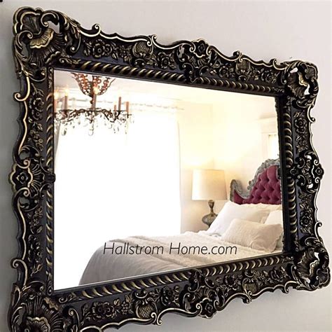 The 30 Best Collection of Large Black Ornate Mirrors