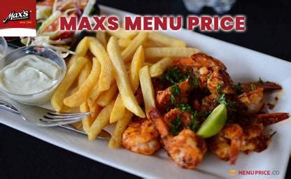 Max's Restaurant Menu Prices in Philippines 2024