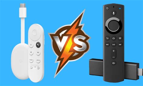 Chromecast with Google TV vs Fire TV Stick 4K