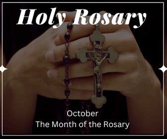 October is month of the Rosary – St. Thecla School