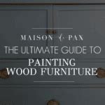 How to Paint Wood Furniture - wallpapernya