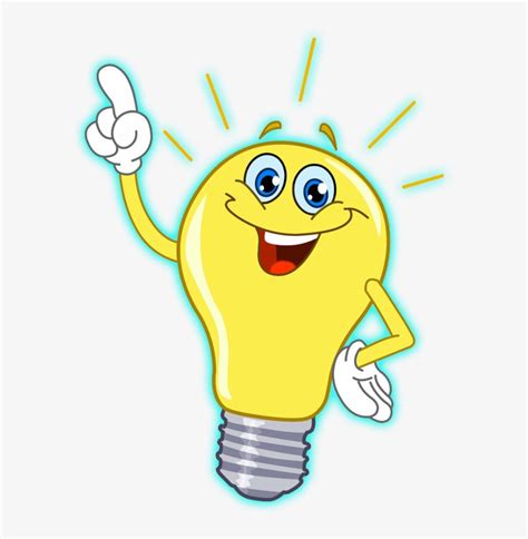 Clipart Resolution 720*905 - Light Bulb Cartoon Transparent Transparent PNG - 720x905 - Free ...