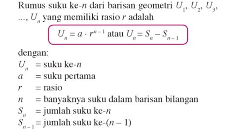 Contoh Soal Barisan Geometri Lengkap dengan Pembahasan Jawabannya ...