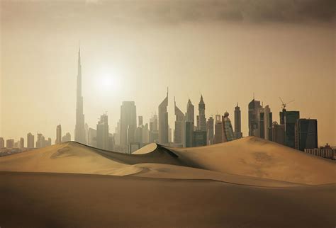 Futuristic City In The Desert Photograph by Buena Vista Images