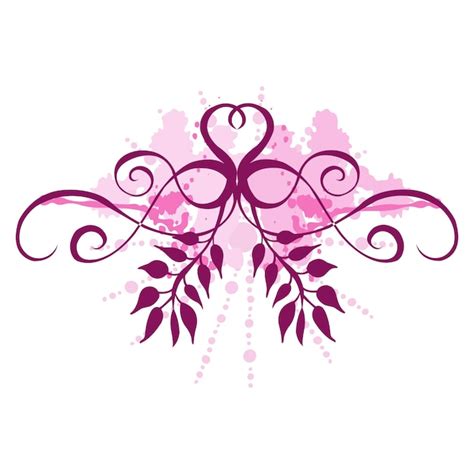 Premium Vector | Pink ornament vector design