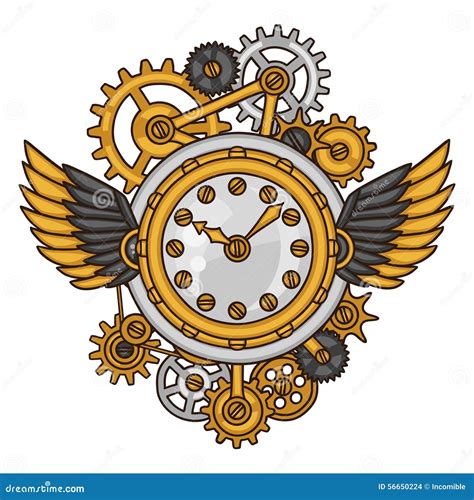 Steampunk Clock And Gears Stock Photo | CartoonDealer.com #31295736