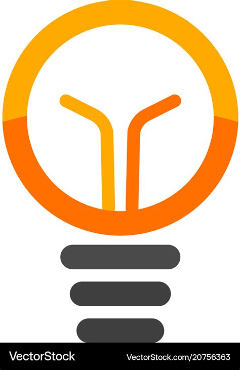 Light Bulb Vector Logo