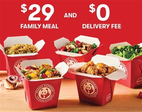 Panda Express Is Offering A $29 Family Meal Deal With $0 Delivery Fee - The Fast Food Post