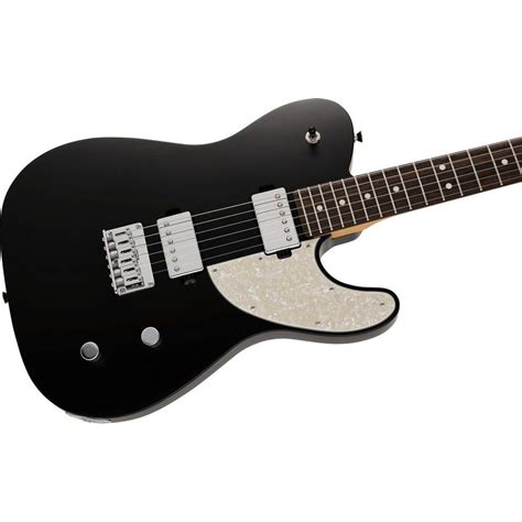 Fender FSR MIJ Elemental Telecaster HH RW, Stone Black | PMT Online