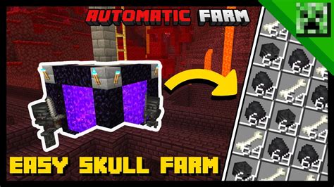 Easy 1.19 WITHER SKELETON FARM! - Minecraft Bedrock Edition Tutorial ...