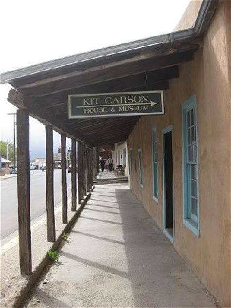 Outside courtyard - very peaceful - Picture of Kit Carson Home & Museum ...