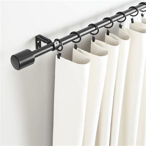 AmazonBasics 1-Inch Wall Curtain Rod with Cap Finials - 36 to 72 Inch, Espresso: Amazon.ca: Home ...