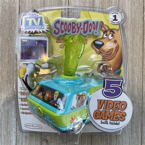 Scooby Doo! Plug & Play 5 Video Games Jakks Pacific - Plug Into TV [NEW ...