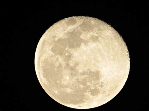 Full Moon At Midnight Close Up Free Stock Photo - Public Domain Pictures