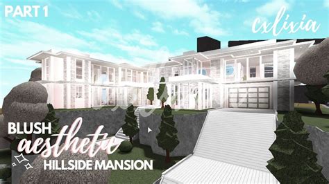 Bloxburg Modern Hillside Family Mansion - Sorry for the poor interior ...