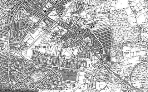 Old Maps of East Finchley, Greater London - Francis Frith