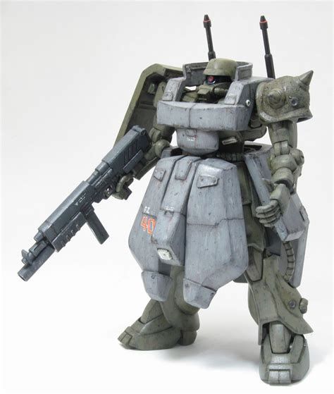 1/144 Zaku II FZ: Custom Work. Painted Build. Weathered. Photoreview ...