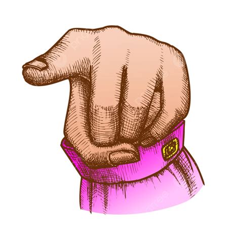 Finger Hand Gesture Vector Art PNG, Female Hand Index Finger Pointing Gesture Vector, Motion ...