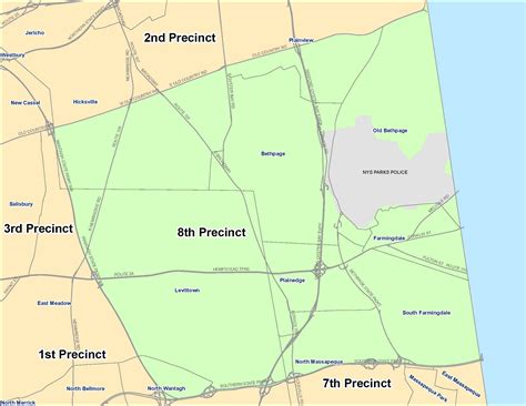 Nassau County Precinct Map - Oakland County Michigan Map