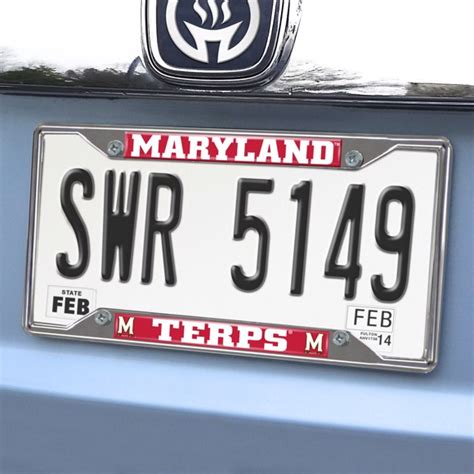 Maryland License Plate Frame | Fanmats - Sports Licensing Solutions, LLC