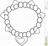 Pearl Necklace Coloring Page At GetColoringscom  Free Printable sketch template