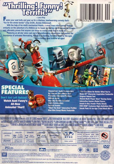 Robots (Widescreen Edition) on DVD Movie