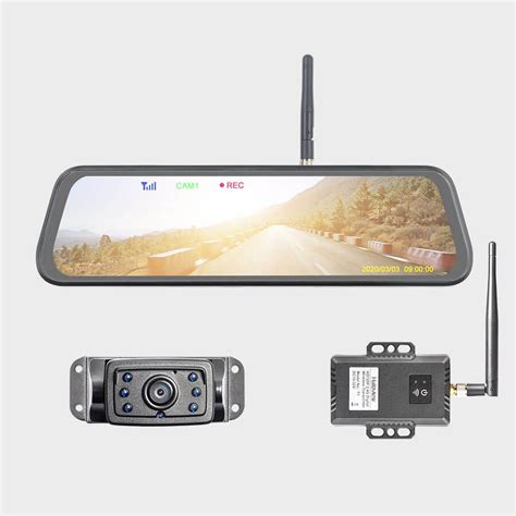 Haloview Wireless Backup Camera Rearview Observation Mirror Dashcam ...