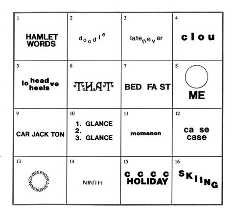 Visual Brain Teasers Printable