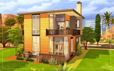 Sims 4 Contemporary House Preview | Sims 4 casas, Casas, Sims 4