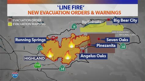 Line Fire growing again in San Bernardino Mountains; evacuation orders in place | KTLA