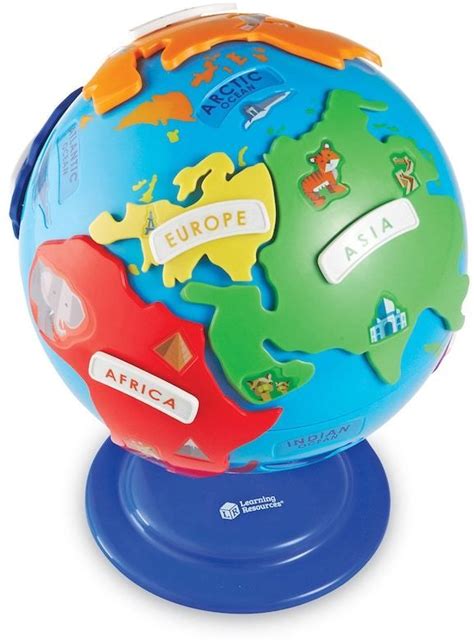 Learning Resources Puzzle Globe #ad #toys Puzzle Night, Orange Beach Alabama, 7 Continents ...