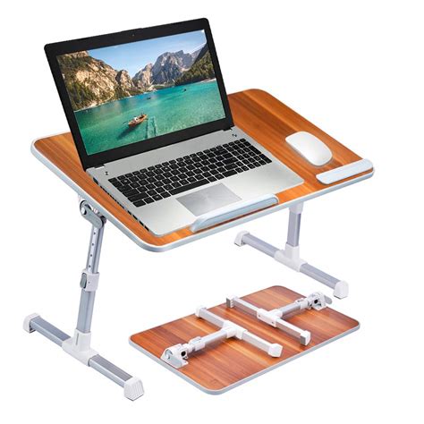 Adjustable Laptop Stand On Wheels: Adjustable Laptop Bed Table