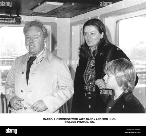 Apr. 9, 2001 - CARROLL O'CONNOR WITH WIFE NANCY AND SON HUGH.(Credit ...