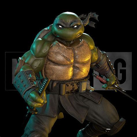 Fan art of TMNT Last Ronin - Standalone 3D model 3D printable | CGTrader