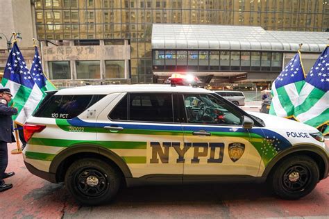 NYPD gets new cars with green racing stripes, 360 cameras - USTimeToday