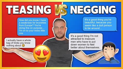 Negging Vs Teasing Explained (Texting & Date Infield Examples) - YouTube