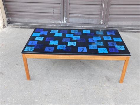 Mid-Century Modern Enamel Top Coffee Table, Per Törneman for NK ...